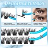 Lash Clusters 168 Pcs Cluster Lashes Eyelash Clusters DIY Cluster