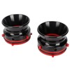 1 Pair NAB Hub Adapters Professional Polished Aluminum Reel to
