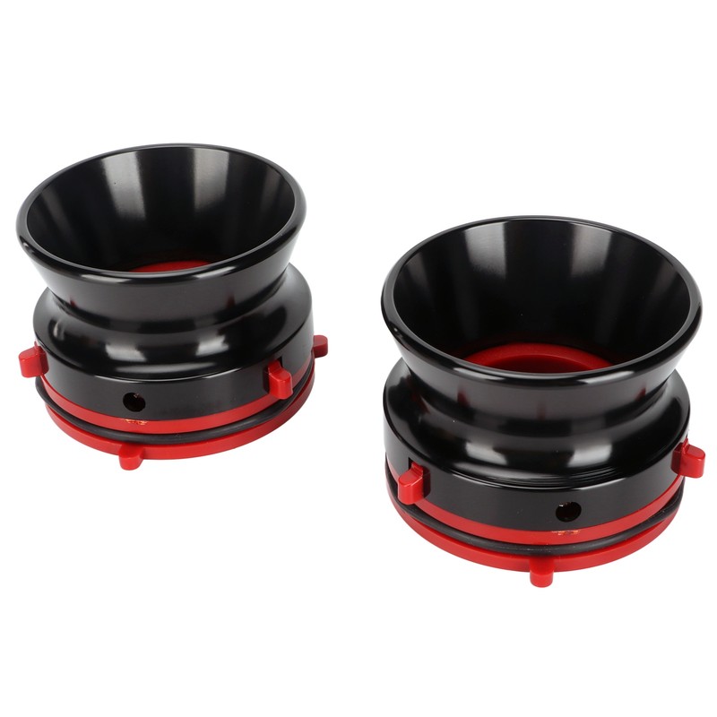 1 Pair NAB Hub Adapters Professional Polished Aluminum Reel to