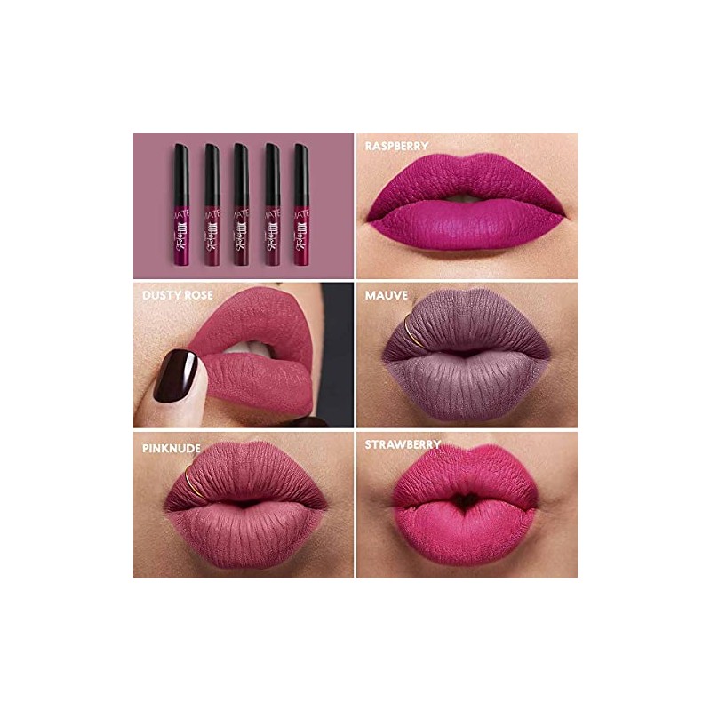 CY - Labial Studio Look Mate, color frambuesa, 6 ml.