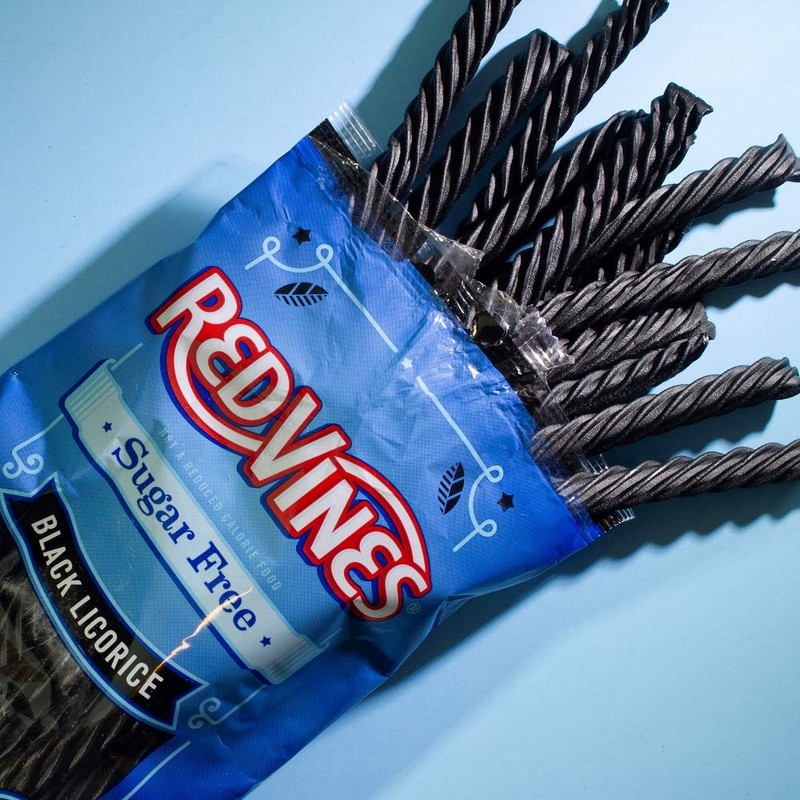 Red Vines Sugar Free Black Licorice, Soft & Chewy Candy