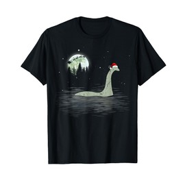 Loch Ness Monster Christmas Santa Nessie Xmas Pajamas T-Shirt