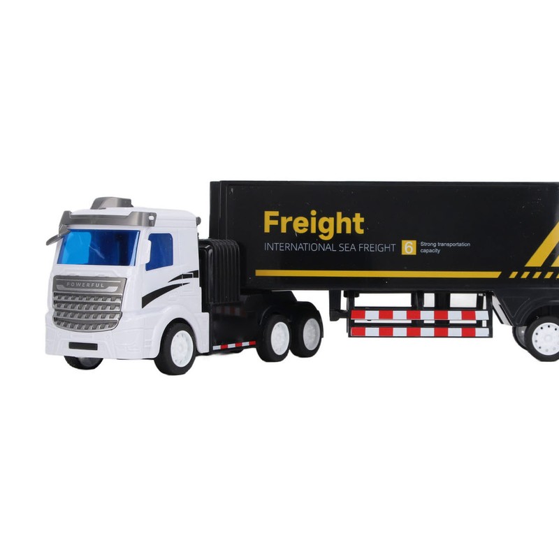 Container Truck Toy High Simulation Extended Carriage Container Trailer Model