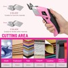 VLOXO Cordless Electric Scissors Cardboard Cutter with 2 Type Blades