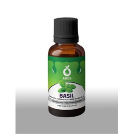 Essential Oils Gift Set, Top 8 Aromatherapy Oils Orange Lavender, Tea Tree, Peppermint, Eucalyptus,Lemongrass, Stress Relief Blend, Basil Oil (10 ml Each)