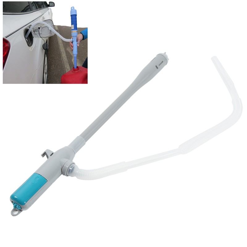 Portable Electric Syphon Pump Battery Operated Automatic Liquid Transfer for