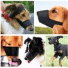 Amacoam Dog Muzzle Nylon Pack of 7 Adjustable Breathable Safety
