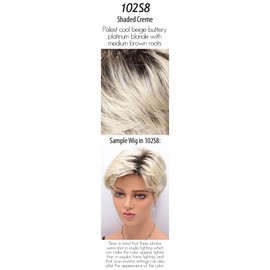 Allure Petite Cap Color 102S8 Shaded Crème - Jon Renau Wigs 4.5" Short Refined Pixie Synthetic Pre-Styled Lightweight Open Weft Capless Feminine Layered Textures Women Bundle MaxWigs Booklet, Comb
