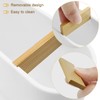 Toothbrush Holder with Bamboo Divider,Detachable for Easy Cleaning Multi-Functional Storage,2