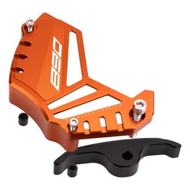 MotHeart Motorcycle Front Chain Guard for 890 Adventure 2021-2024 890 Adventure R 2021-2024 890 Duke 2021-2024 890 Duke R 2020-2024 Sprocket Protector Cover Accessories (Orange)