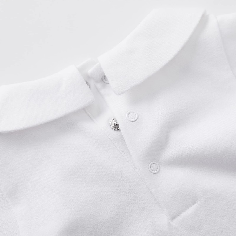 pureborn Baby Girls Romper Bodysuits 2-Pack Soft Cotton One-Piece Outfit