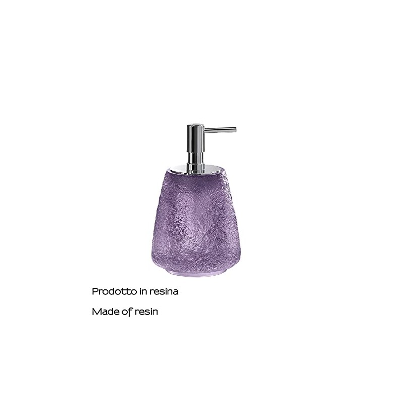 Gedy Soap Dispenser, Resin, Violet, 9.9X9.9X16