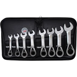 BGS 30720 | Ratchet Ring Spanner Set | Switchable | SW 8 - 19 mm | 8-Piece Set