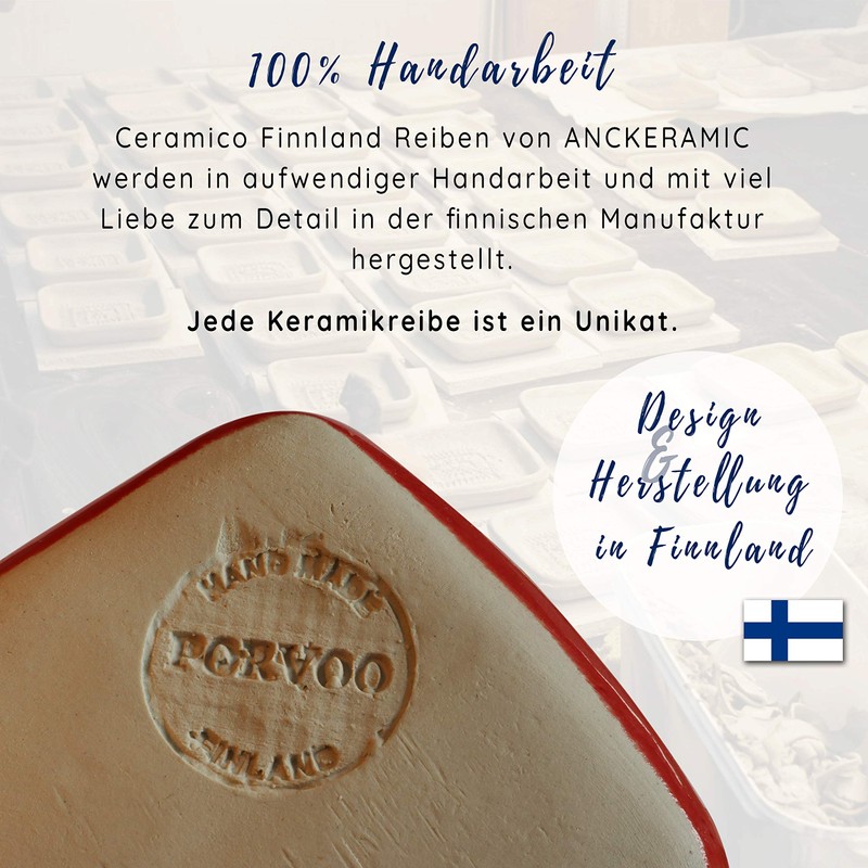 ANCKERAMIC Finland Original Ceramico Grater, Nutmeg Grater, Garlic Grater, Ginger