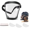Escudo Facial Ajustable Policarbonato TAIYANYU Anti-vaho (2 pzas)