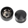 10PCS Motorcycle Head Bolt Cover CNC Aluminum Black Round Grooved