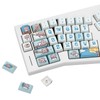 JOLINTAL 74 Keys PBT Keycaps Set Comet MDA Profile Dye