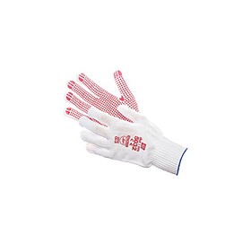 Jah 5032 Cotton / Nylon Knitted Gloves 12 Pairs Medium Weight White Size 11