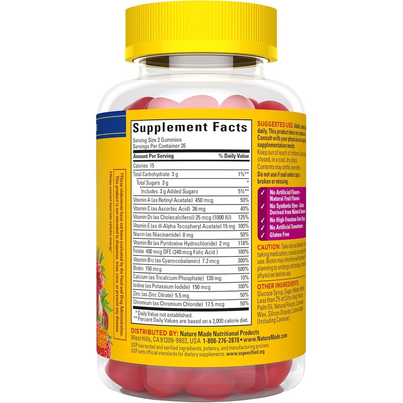 Nature Made Multivitamin For Women, Womens Gummy Multivitamins for Daily