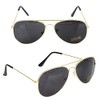 Dark Aviator Sunglasses - 12 Pack