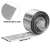 Uxney Aluminum Flashing Roll，Aluminum Sheet Roll 3500x50x0.5mm(LxWxT) Applicable to Various
