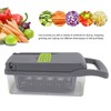 Multifunctional Vegetable Cutter with Egg White Separator 6 Blades Garlic