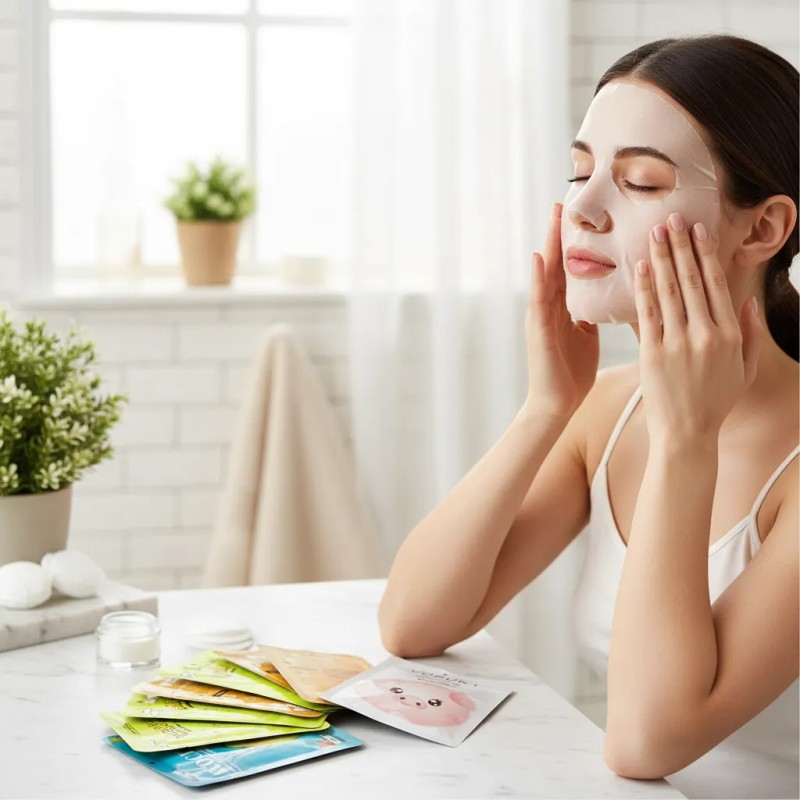 Kit 10 Mascarillas Faciales Coreanas Hidratantes Variadas