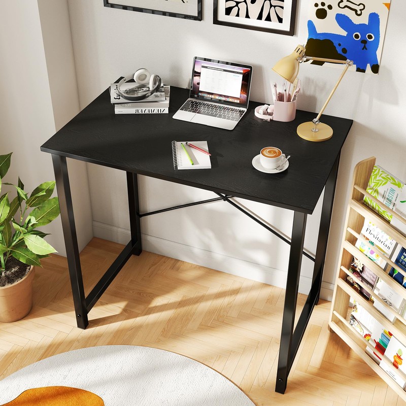 DUMOS 32 Inch Office Small Computer Desk Modern Simple Style