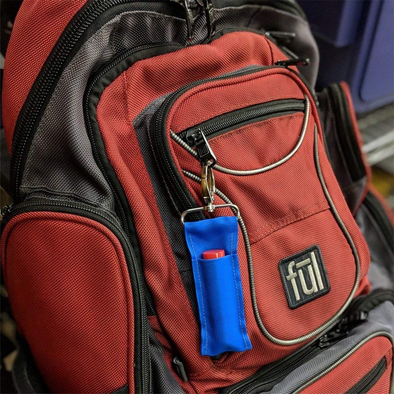 Birdz 1 Blue RIPSTOP NYLON Lip Balm Holsters LIPSTICK HOLDER