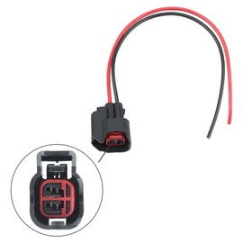 CARBBIA 5013995AA 5161919AA Fuel Injector Connector 8 PCS S824 Pigtail Connectors Wire Replace 15306318 Compatible with Dodge Compatible with Ford Compatible with GM LS2, LS3, LS7