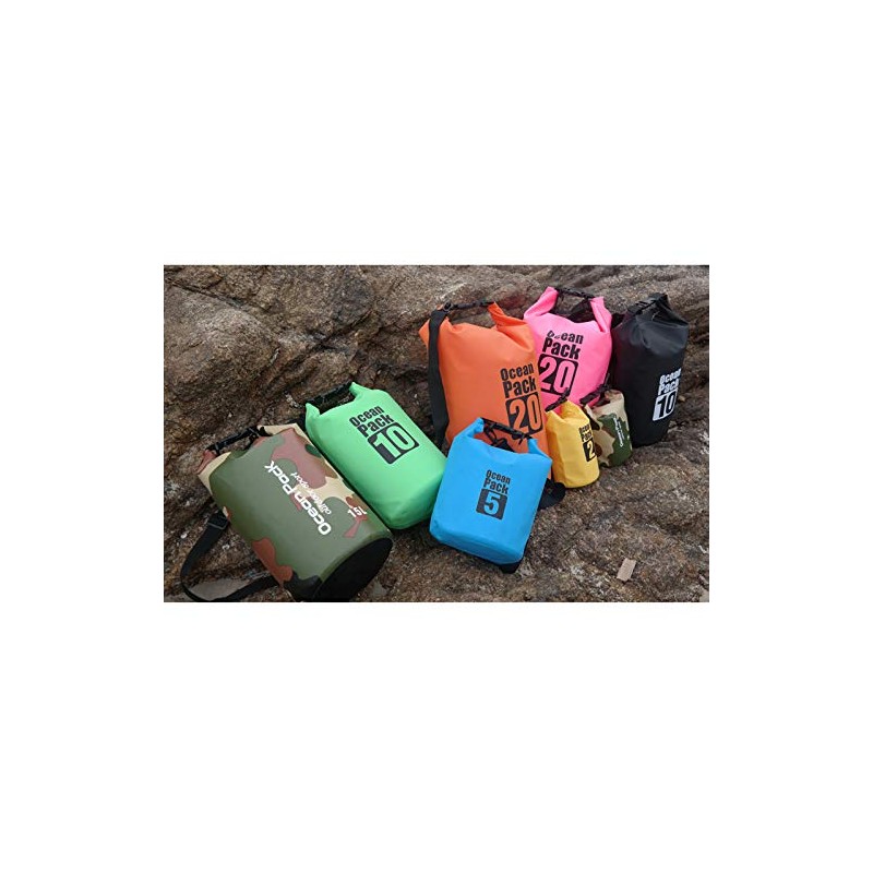 2L/3L/5L/10L/15L/20L/30L 500D - Bolsa impermeable de PVC resistente al agua