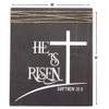 Fun Express He Is Risen Wall Sign – Rustic Wooden