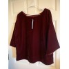 Soft Surroundings NWT!!!! Soft Surroundings Aria Velvet Tunic in Cabernet