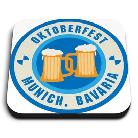 1 x Square MDF Fridge Magnet - Oktoberfest Munich Bavaria 4232
