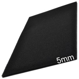 Easyboost Air Filter Foam Air Filter Insert 28 x 15 cm Thickness 5 mm Universal for Cutting for Scooter Motorcycle Quad Lawn Mower Brush Cutter Motor Hoe Chainsaw for Carburettor Air Filter Box