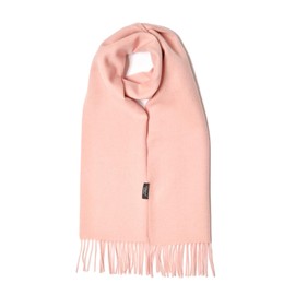 MayTree Cashmere Scarf in Various Colours Men and Women Unisex Wool Scarf 100% Cashmere Plain and Checked 180 x 30 cm, rose