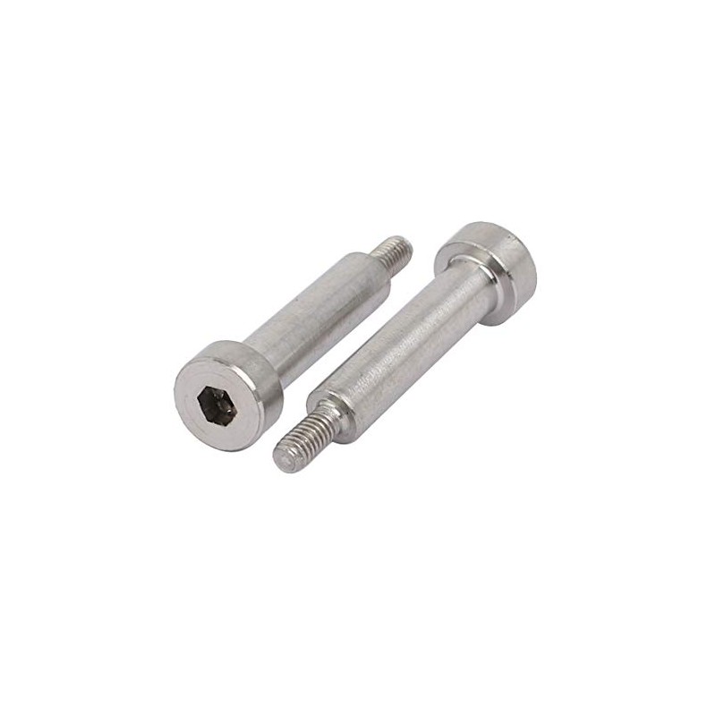 sourcing map 304 Stainless Steel Hexagon Socket Shoulder Bolts 5