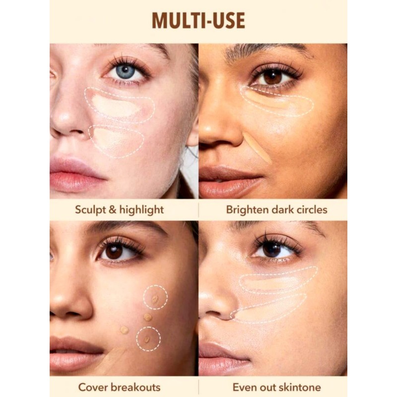 Sheglam Corrector de Maquillaje para Piel Alta Cobertura (Fair)