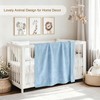BORITAR 4 PCS Baby Blankets, 3D Animal Fleece Blanket for