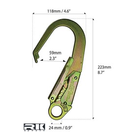 RK Fall Protection FRH-S ANSI Certified High Strength Rebar Hook