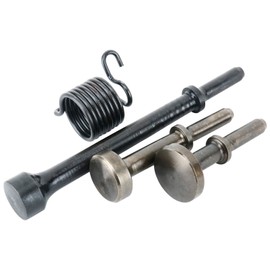 FreeTec 4pcs Air Hammer Bits Set Kit Smoothing Air Chisel Pneumatic Bits Tool Set with Spring