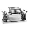 Sorbus Utensil Caddy — Use For Napkin, Cutlery, Plate Holder