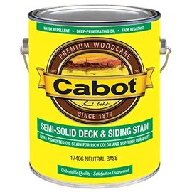 CABOT SAMUEL INC 17406-07 GAL NTRL Semi-Sol Stain, No Size, No Color