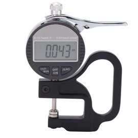 Tyenaza Digital Thickness Gauge, 0.001mm/0.00005"-12.7mm/0.5" Electronic Micrometer Thickness Gauge with LCD Display, 0.001 Accuracy