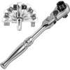 Ratchet Handle Chrome Vanadium Steel 2 in 1 Multifunctional Flex