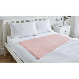 Drylife Super Absorbent Washable Double Bed Protector Pad with Tucks | Thin Reusable Incontinence Bedding Protection, Comfortable & Durable - 85cm x 115cm (Pack of 1)