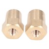 2pcs Battery Connector Revise M8 Brass Good Electrical Conductivity Pile