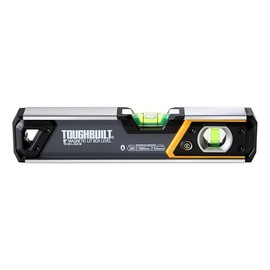ToughBuilt - Nivel de caja magnética iluminada de 9 pulgadas (TB-H2-L-9LH-M)