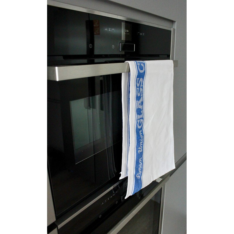 Lex's Linens Premium Blue Linen Union Glass Cloths – Pack