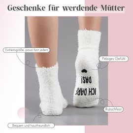 Jadive Pregnancy Gift Socks I Am Pregnant Expectant Mum Gift Funny Gifts for Expectant Mothers Pregnant Pregnancy Announcement Christmas Gifts, White